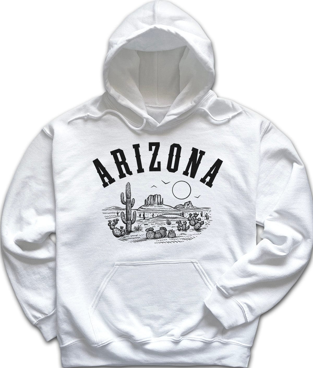 White State of Arizona Hoodie