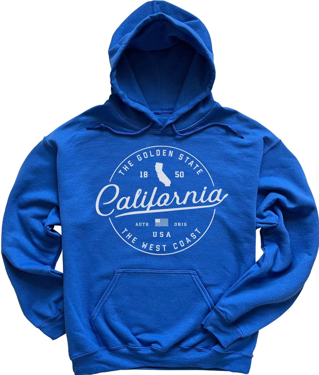 California outline royal Pullover Hoodie California outline royal Pullover Hoodie