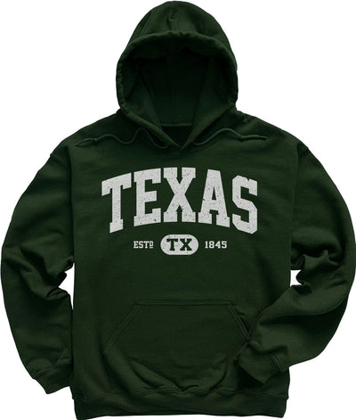 Forest Green State of Texas Sweatshirt