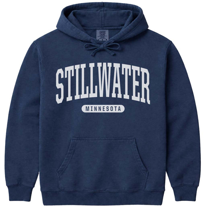 Stillwater Minnesota Hooded Sweatshirt - Navy