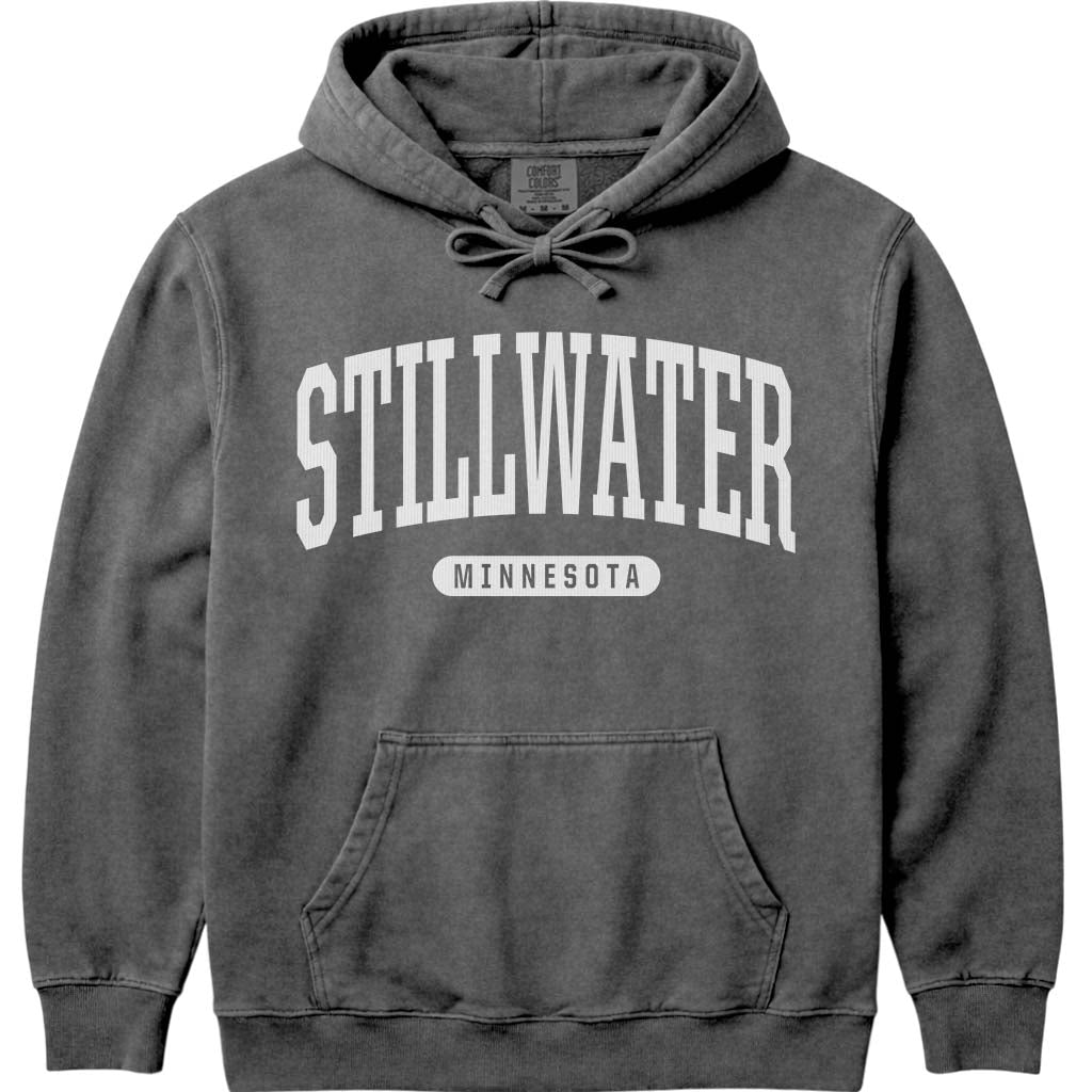Stillwater Minnesota Hooded Sweatshirt - Pepper