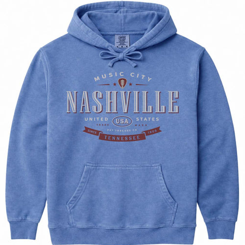 Nashville Music City Hoodie Sweatshirt