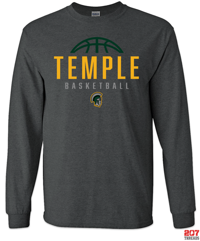 Temple Basketball Long Sleeve Shirt