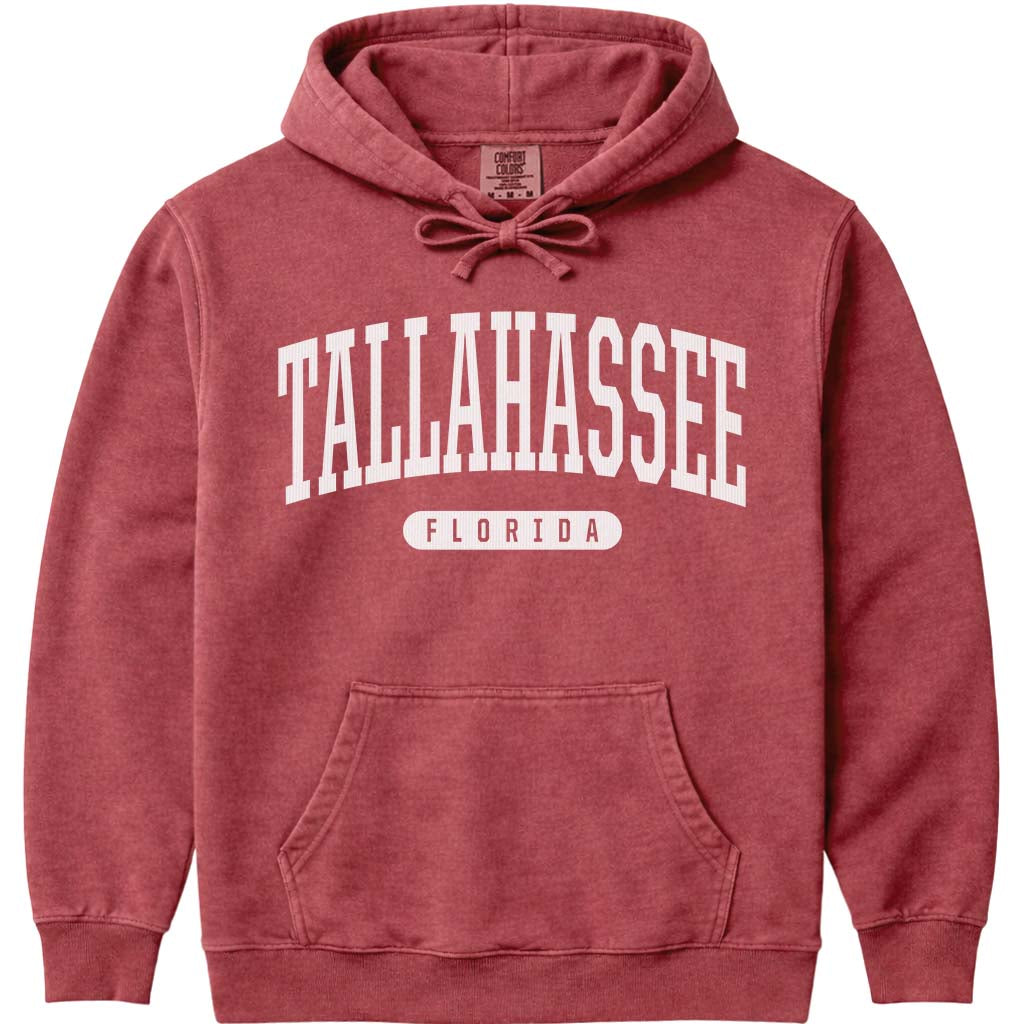 Tallahassee Florida Hoodie Sweatshirt - Crimson