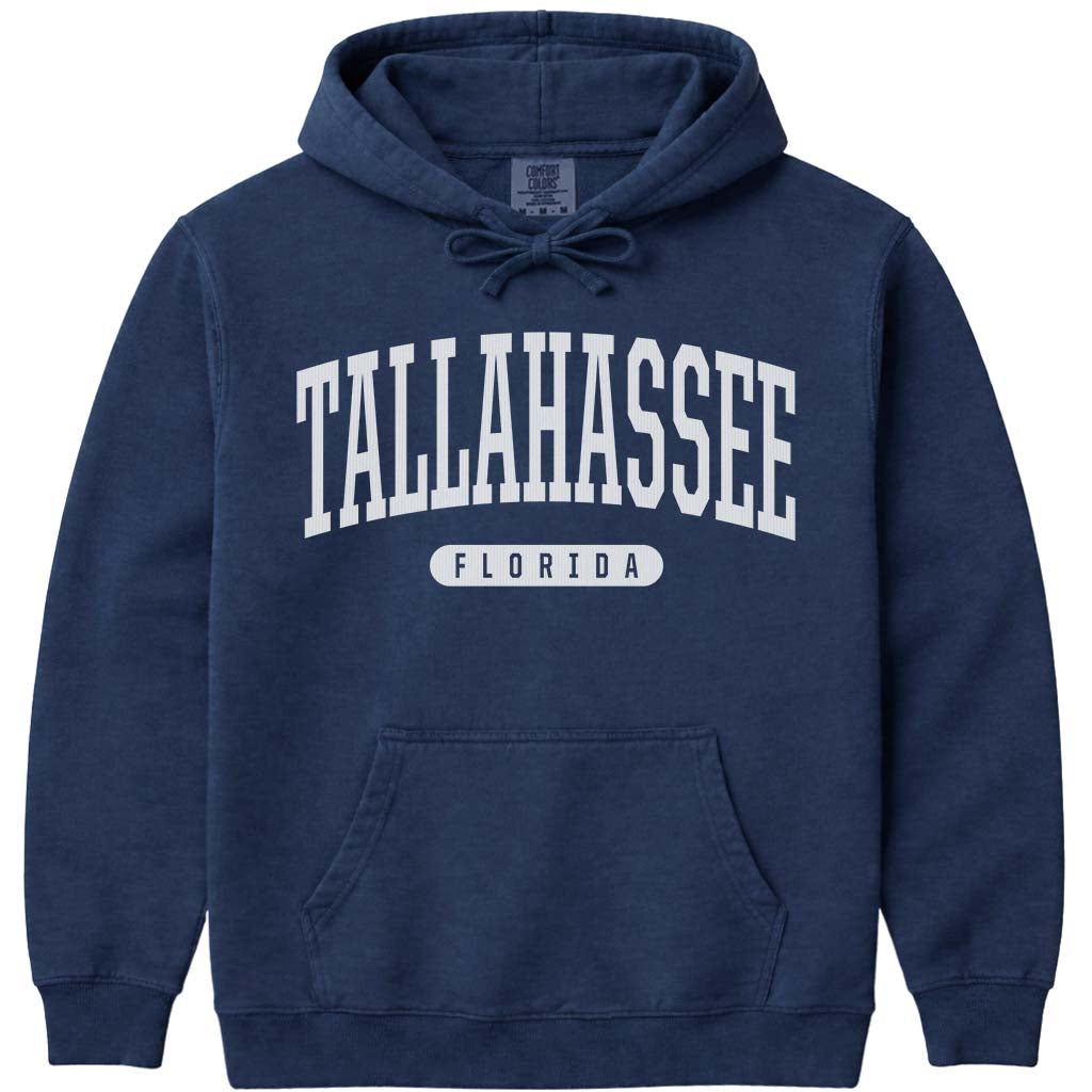 Tallahassee Florida Hoodie Sweatshirt - Navy