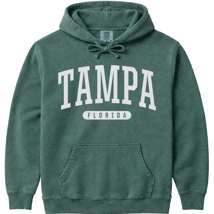 Tampa Florida Hoodie - Blue Spruce