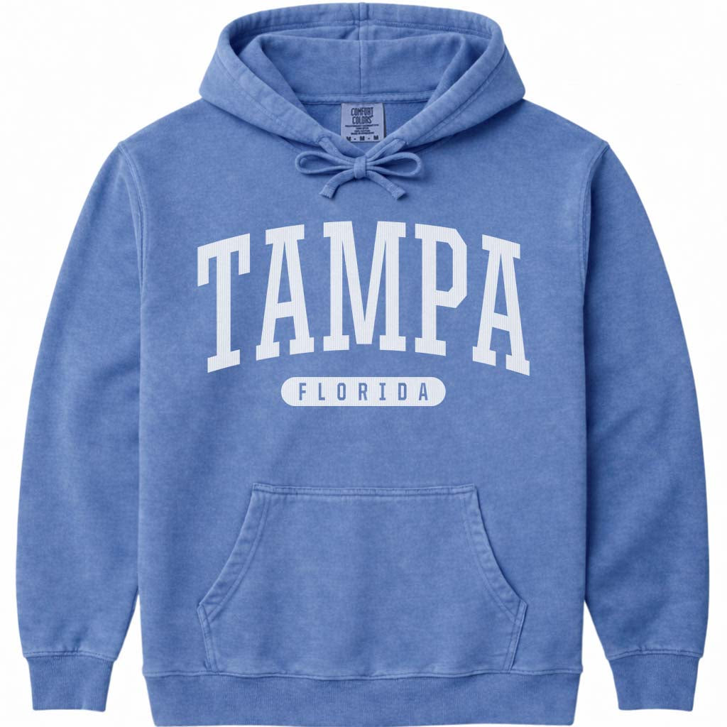 Tampa Florida Hoodie - Flo Blue