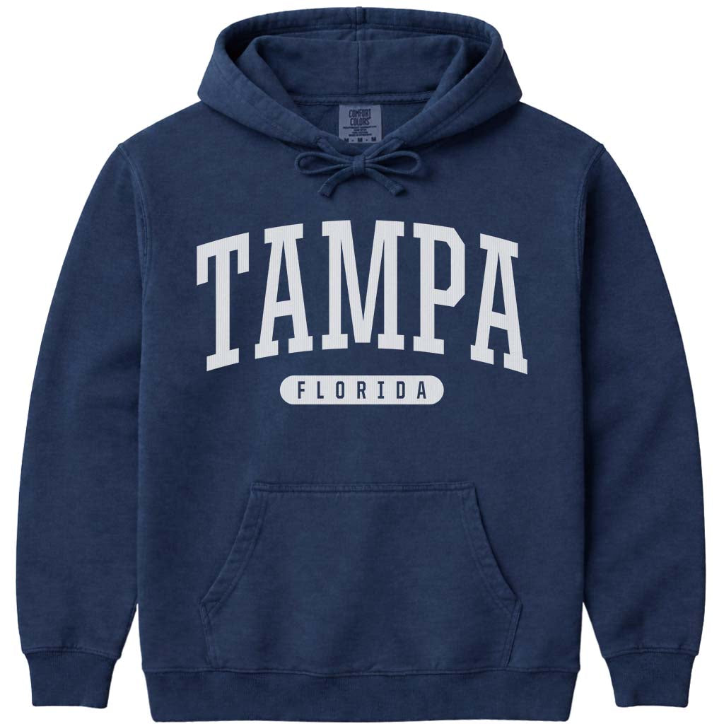 Tampa Florida Hoodie - Navy
