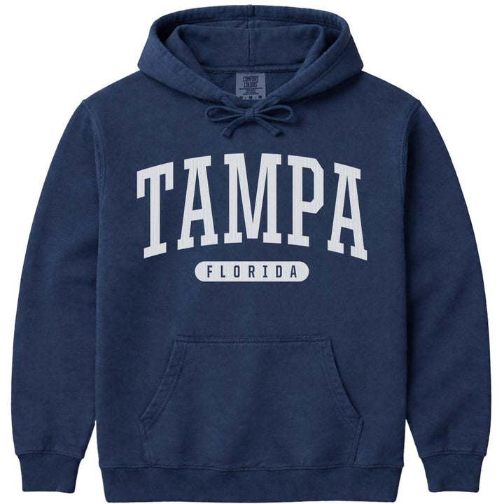 Tampa Florida Hoodie - Navy