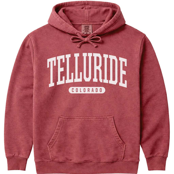 Telluride Colorado Sweatshirt - Crimson
