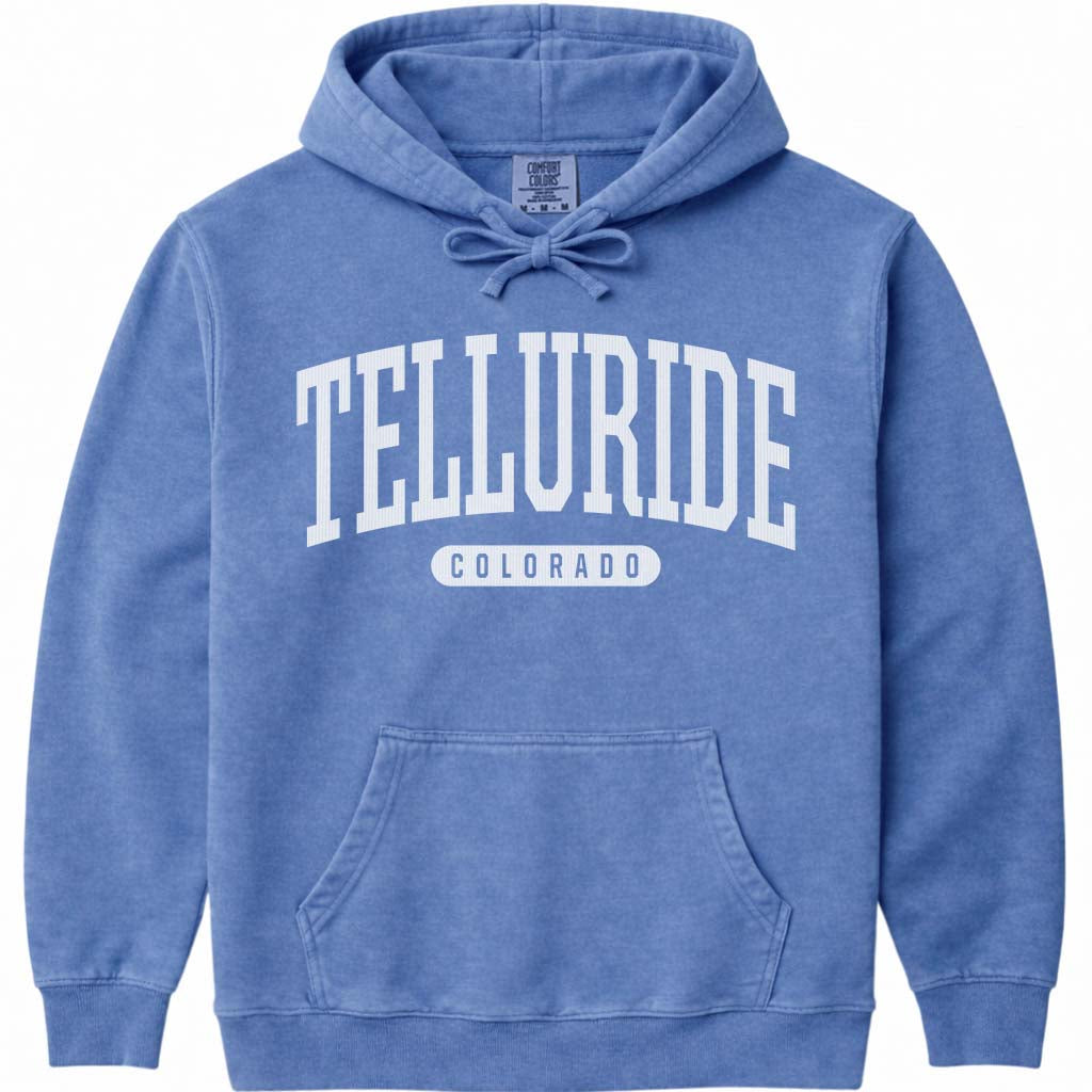 Telluride Colorado Sweatshirt - Flo Blue