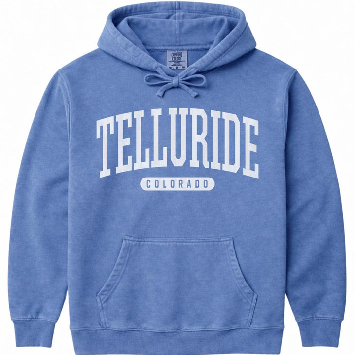 Telluride Colorado Sweatshirt - Flo Blue