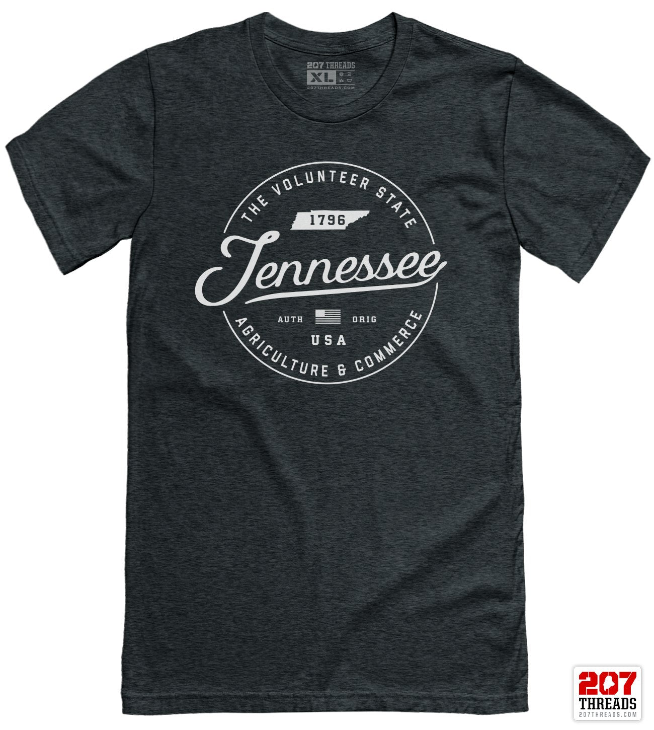 State of Tennessee T-Shirt - Soft Tennessee Vacation Tee