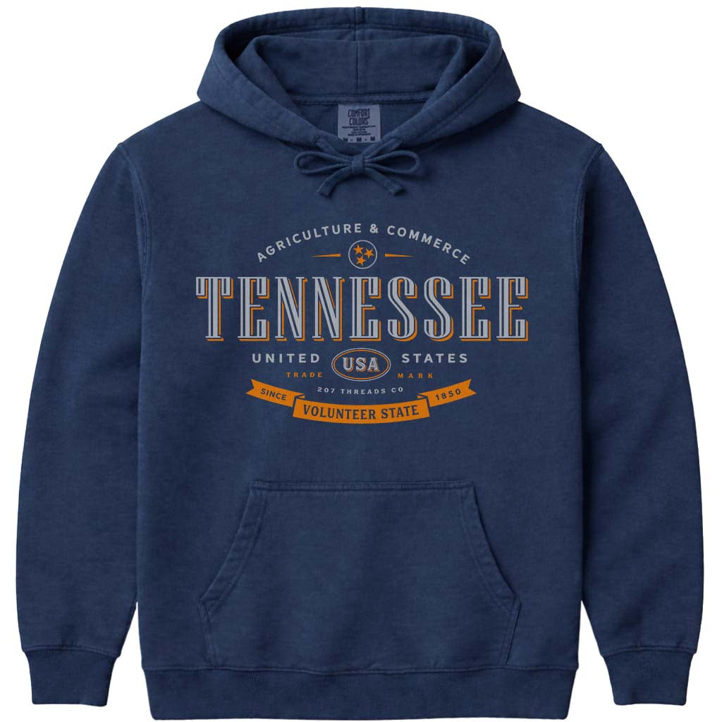 Tennessee Hooded Sweatshirt - Navy