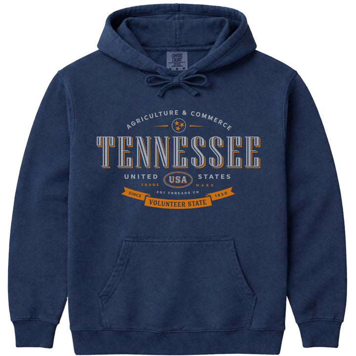 Tennessee Hooded Sweatshirt - Navy