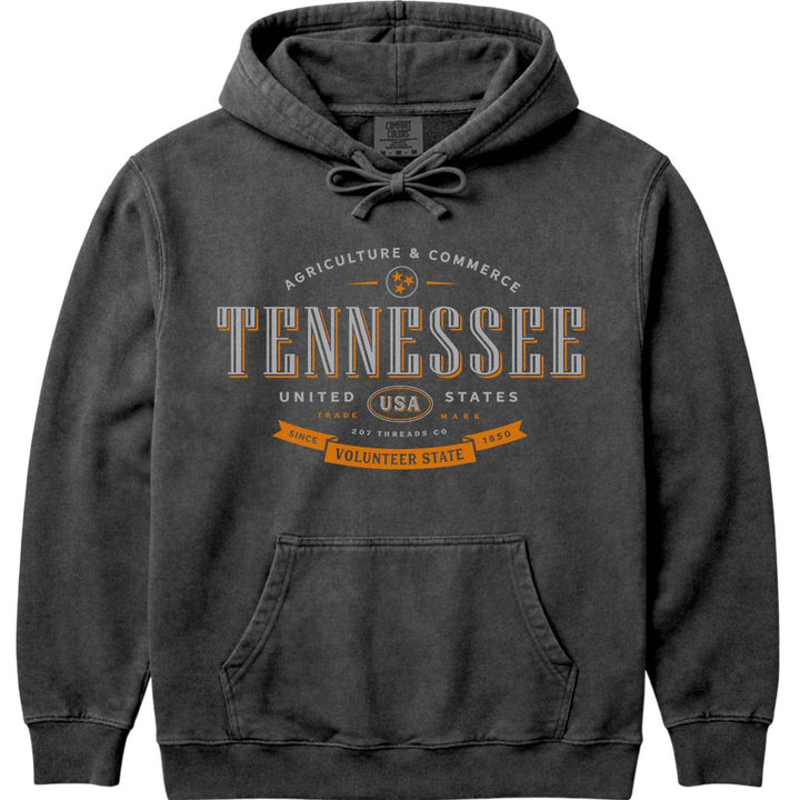 Tennessee Hooded Sweatshirt - Pepper