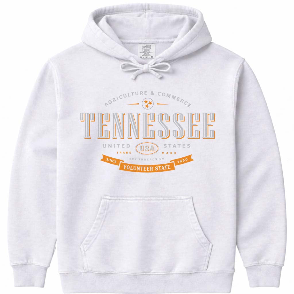 Tennessee Hooded Sweatshirt - White
