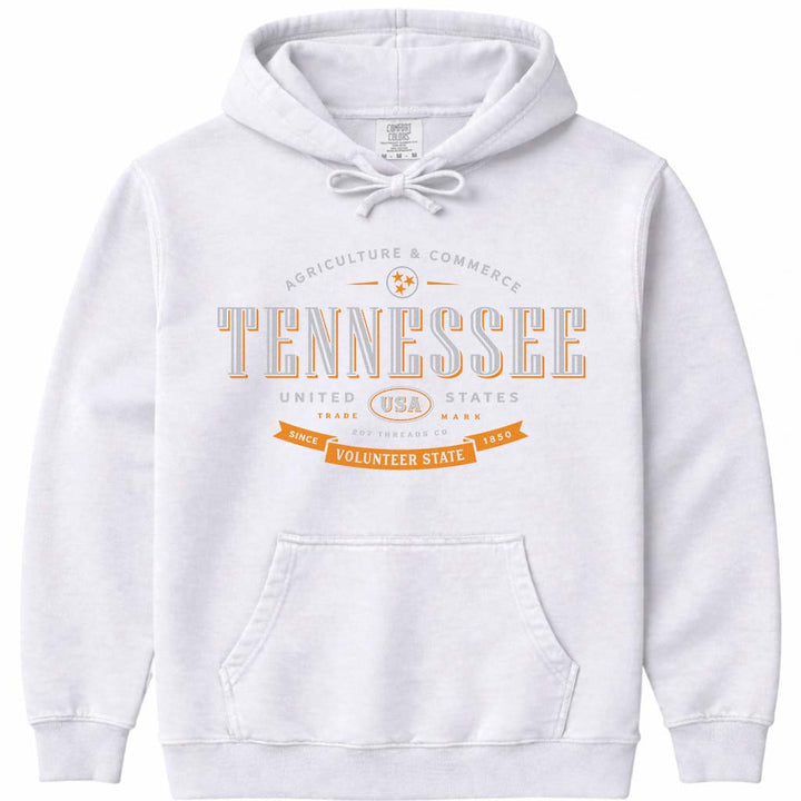 Tennessee Hooded Sweatshirt - White