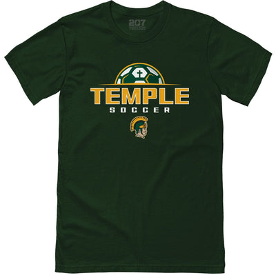 Temple Academy Temple Soccer Logo Unisex T-Shirt