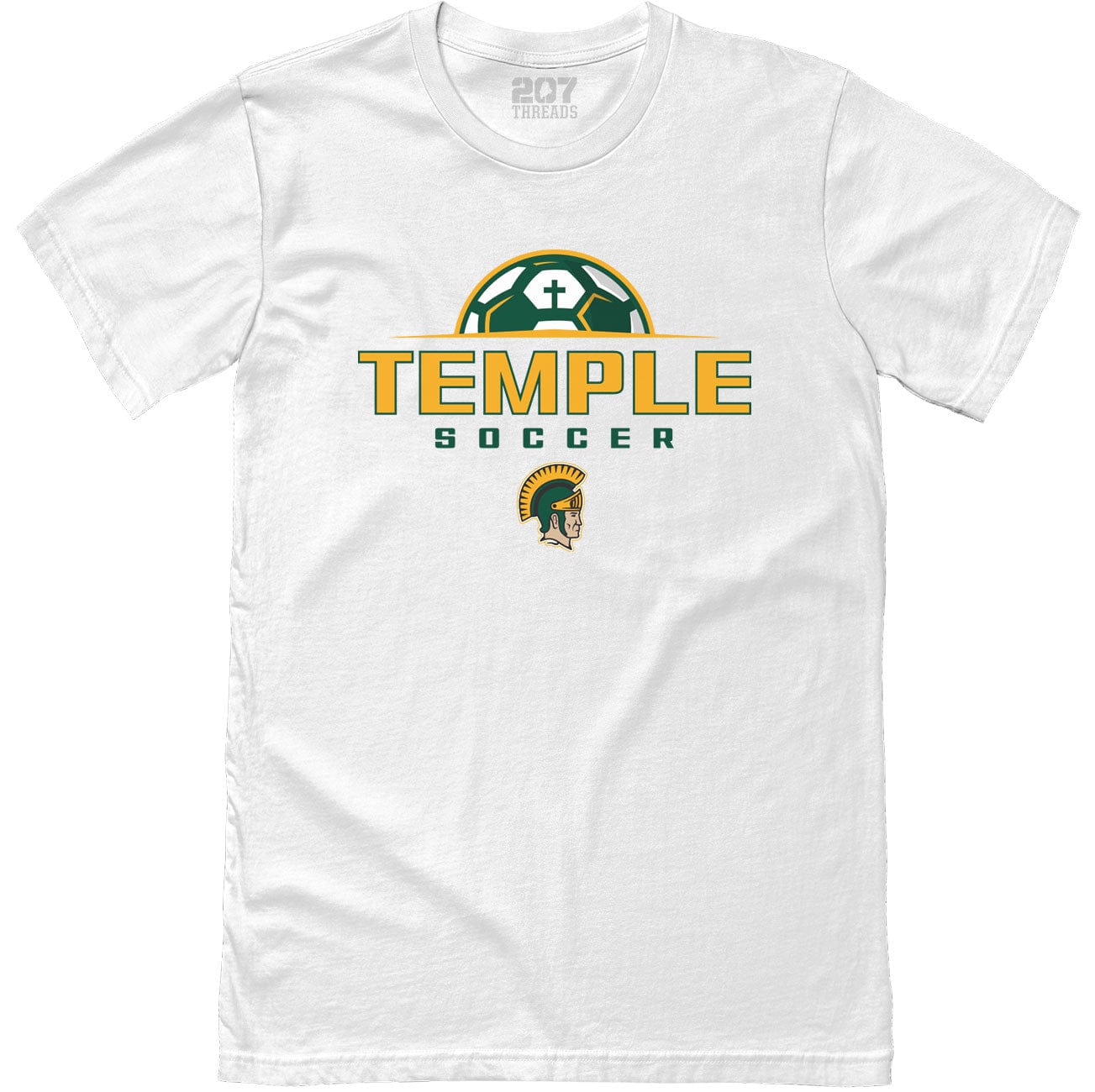 Temple Academy Temple Soccer Logo Unisex T-Shirt