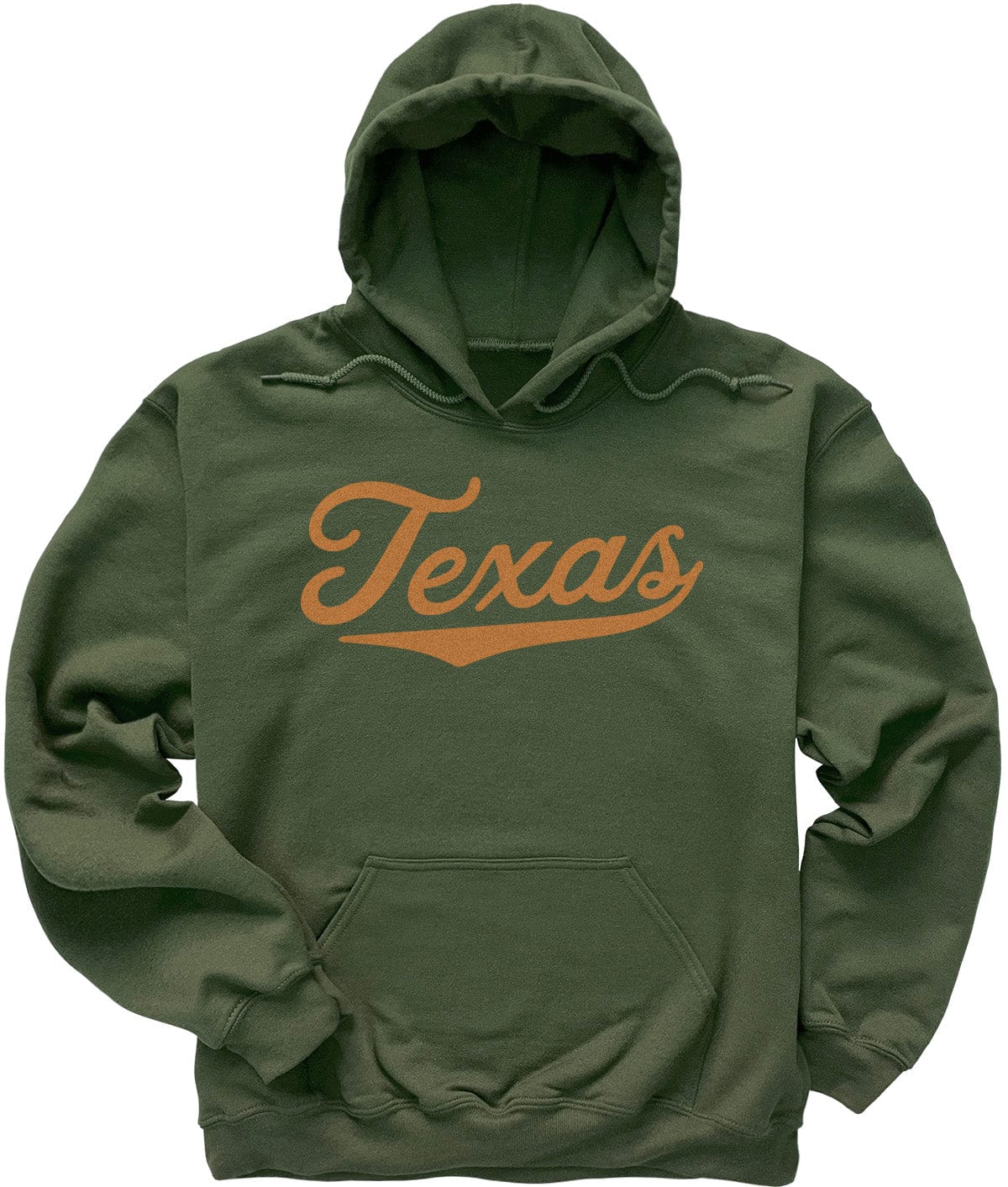 Military Green Olive Texas Sweatshirt Women's