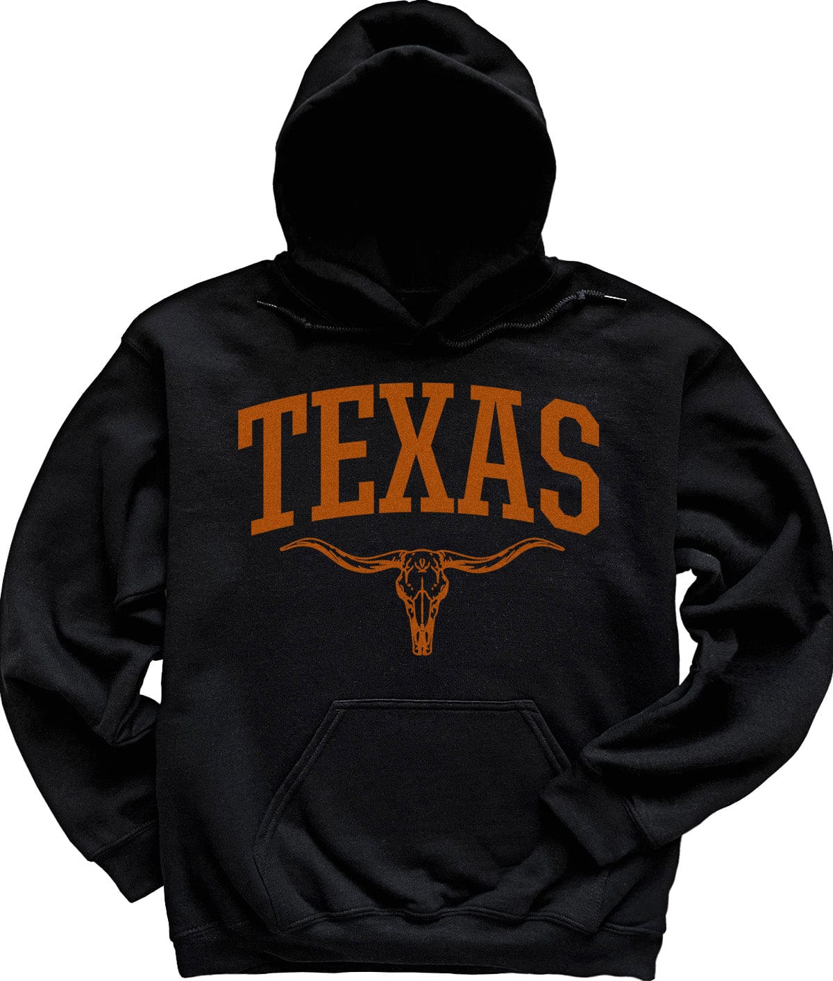 Black Texas Longhorn Hoodie