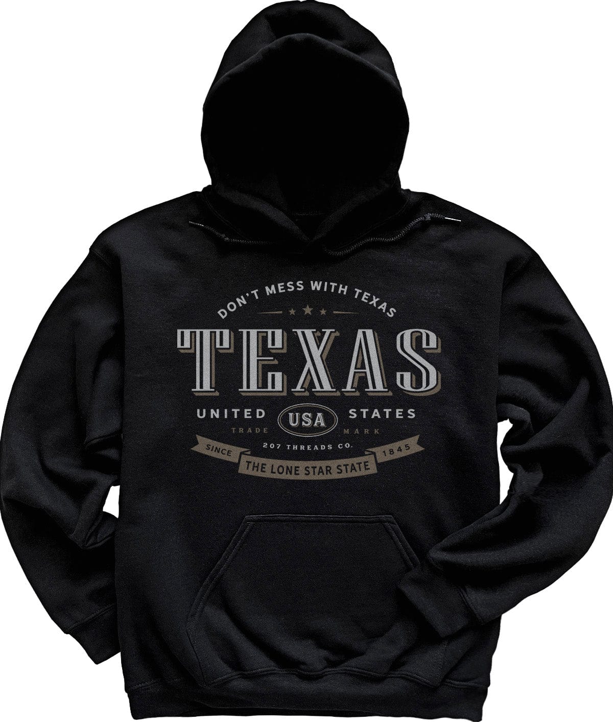 Black Texas State Hoodie