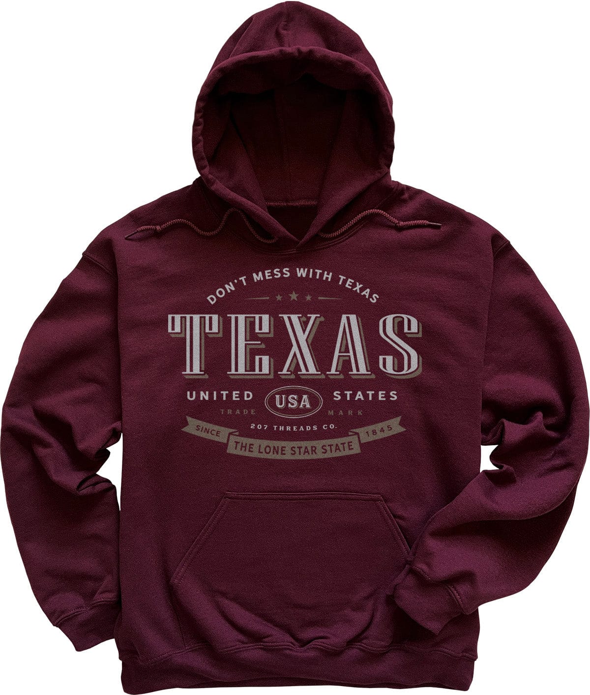 Maroon Texas State Hoodie