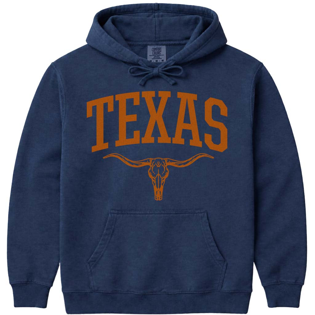 Texas Longhorn Hoodie Sweatshirt - Navy