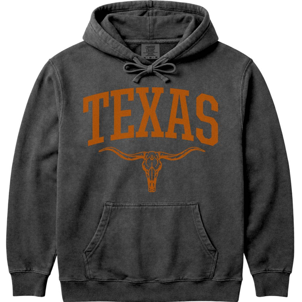 Texas Longhorn Hoodie Sweatshirt - Pepper