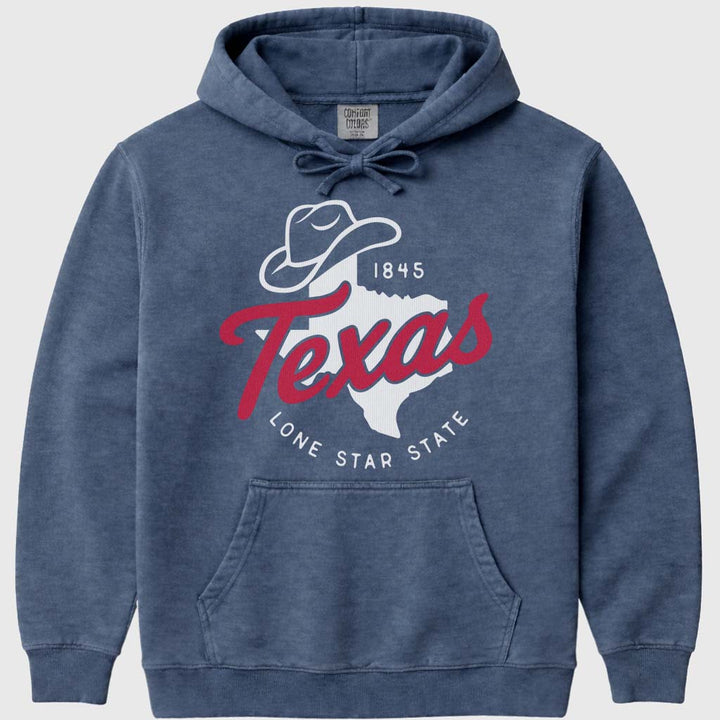 Texas Ranger Hoodie Sweatshirt - Denim