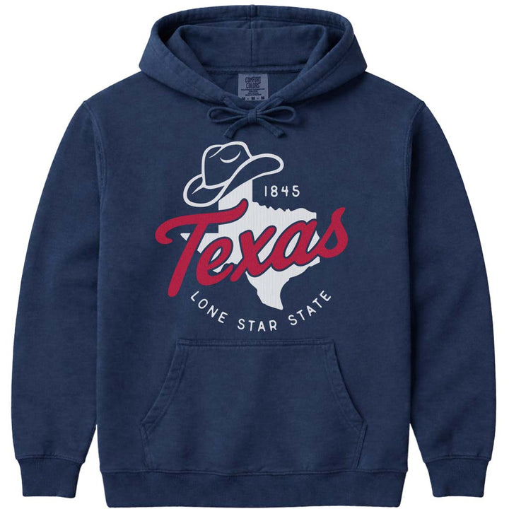 Texas Ranger Hoodie Sweatshirt - Navy