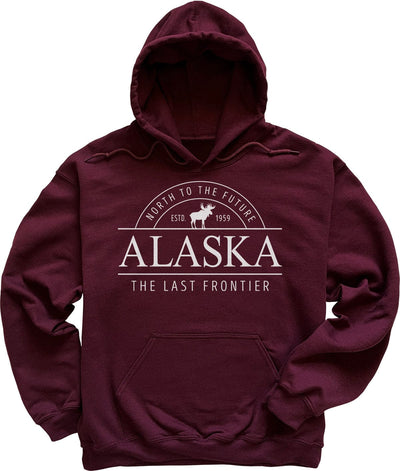 Maroon Alaska Souvenir Sweatshirt