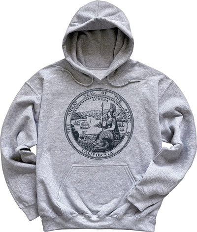 Light Sport Grey State Seal of California Sweatshirt