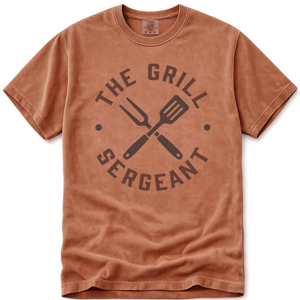 The Grill Sergeant Military Dad Tee - Yam