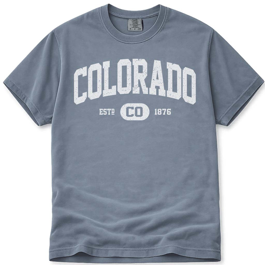 Traditional Classic Colorado TShirt - Blue Jean