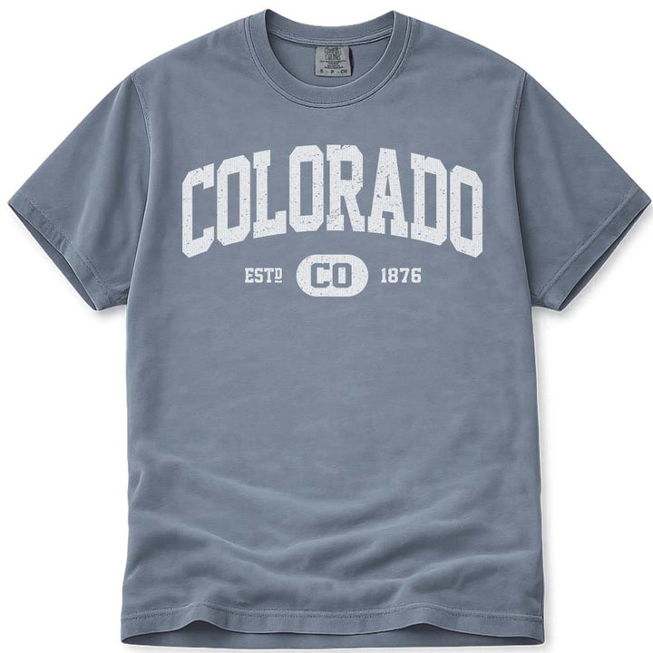 Traditional Classic Colorado TShirt - Blue Jean