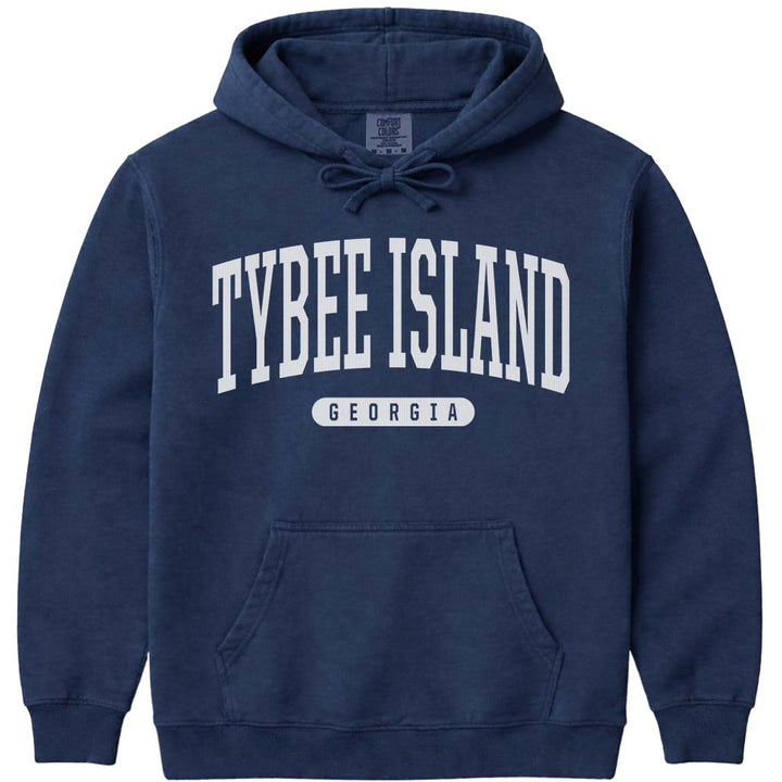 Tybee Island Georgia Hoodie Sweatshirt - Navy