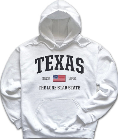 USA Flag Texas Sweatshirt