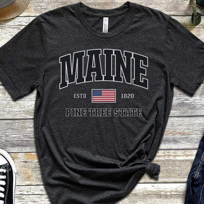 USA Patriotic Maine T-Shirt