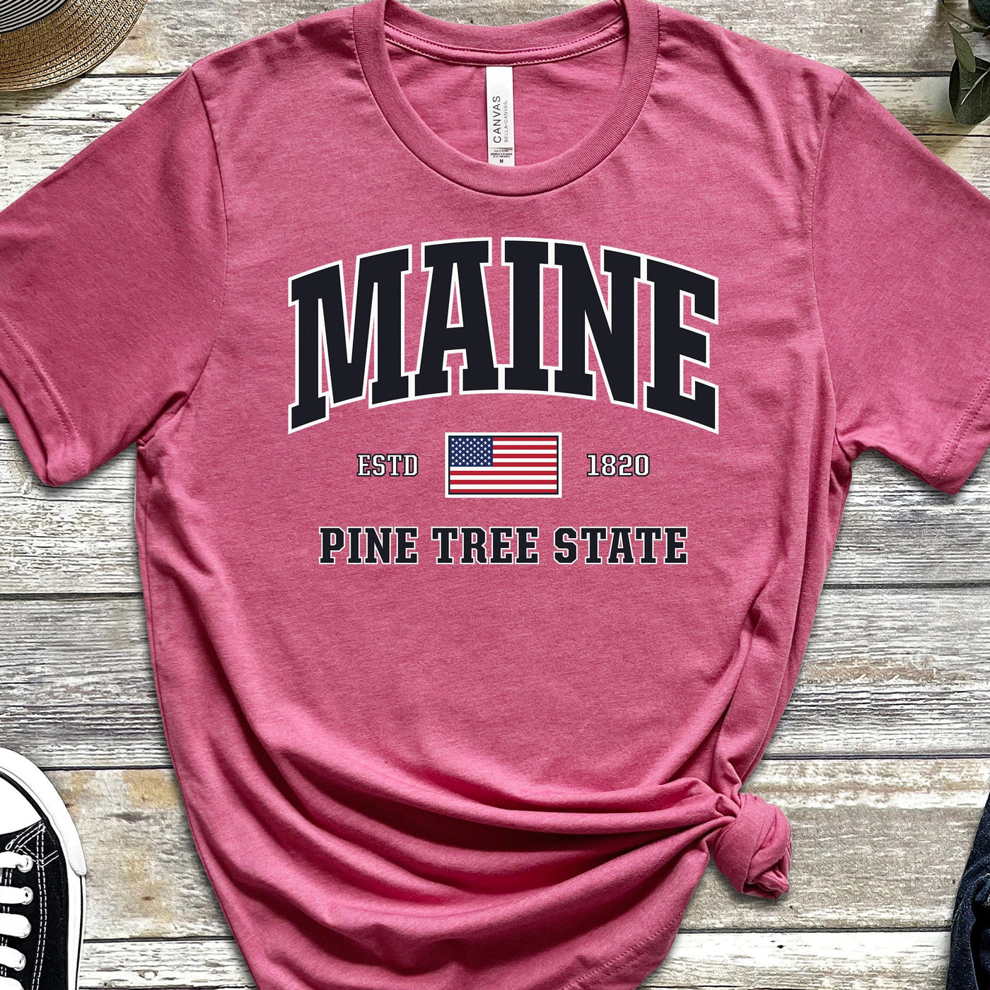 USA Patriotic Maine T-Shirt