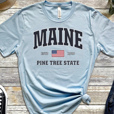 USA Patriotic Maine T-Shirt