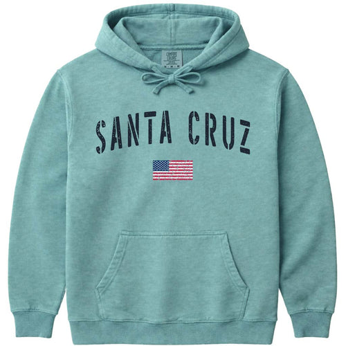 USA Flag Santa Cruz Hoodie Sweatshirt