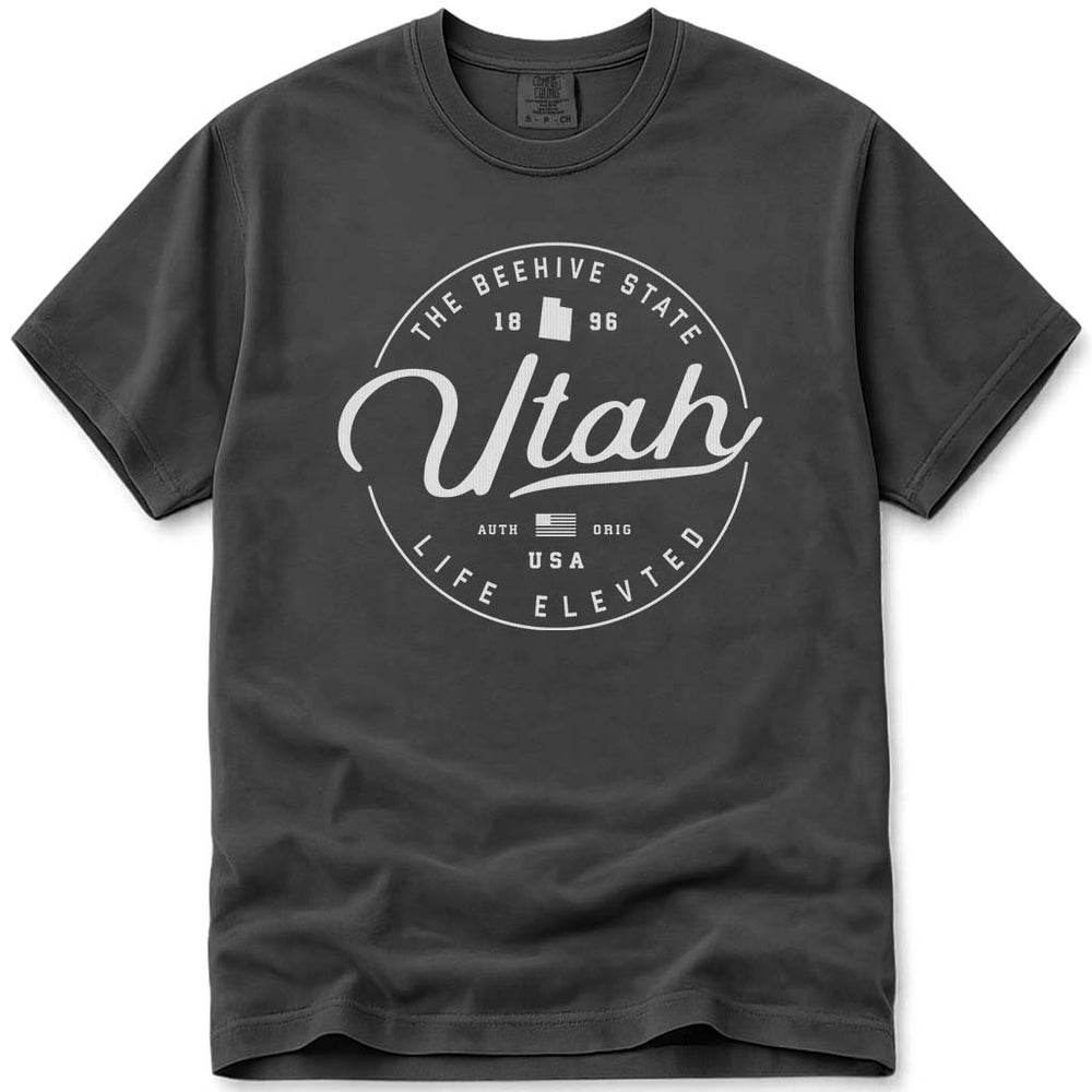 State of Utah T Shirt - Pepper