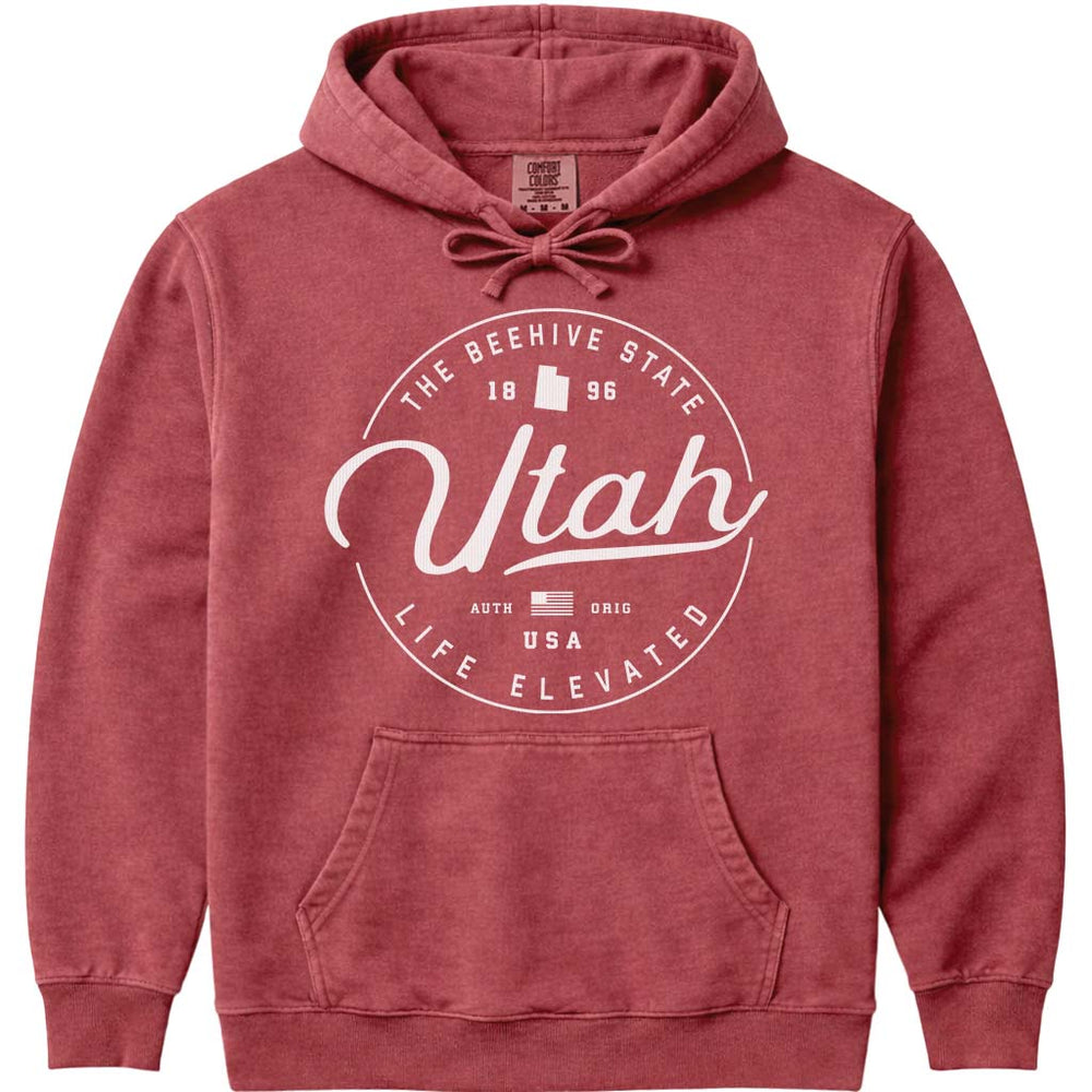 Utah Hoodie Sweatshirt - Crimson