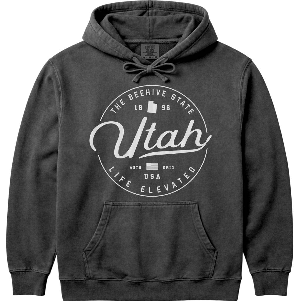 Utah Hoodie Sweatshirt - Pepper