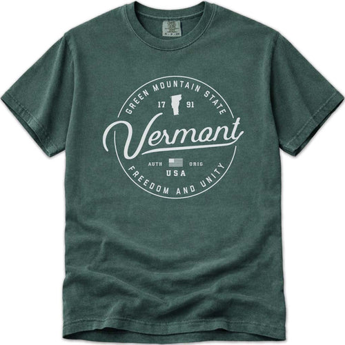 State of Vermont T Shirt
