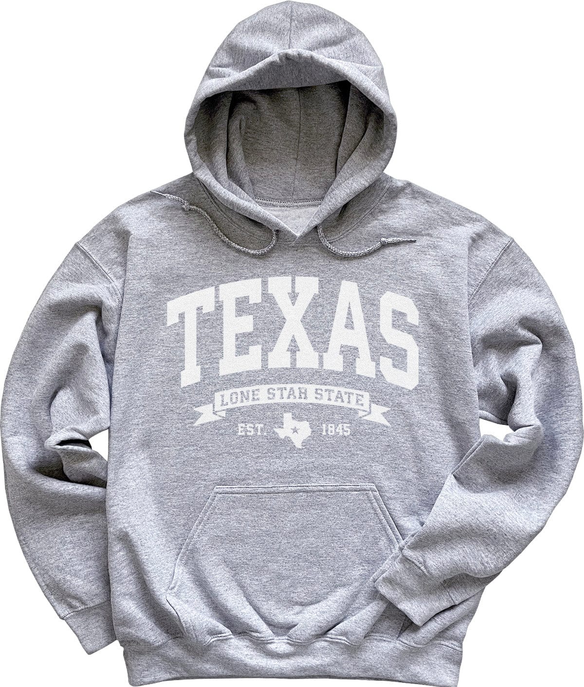 Vacation Texas Hoodie Sweatshirt Light Sport Grey