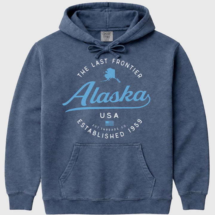 Alaska Cruise Vacation Hoodie Sweatshirt - Denim