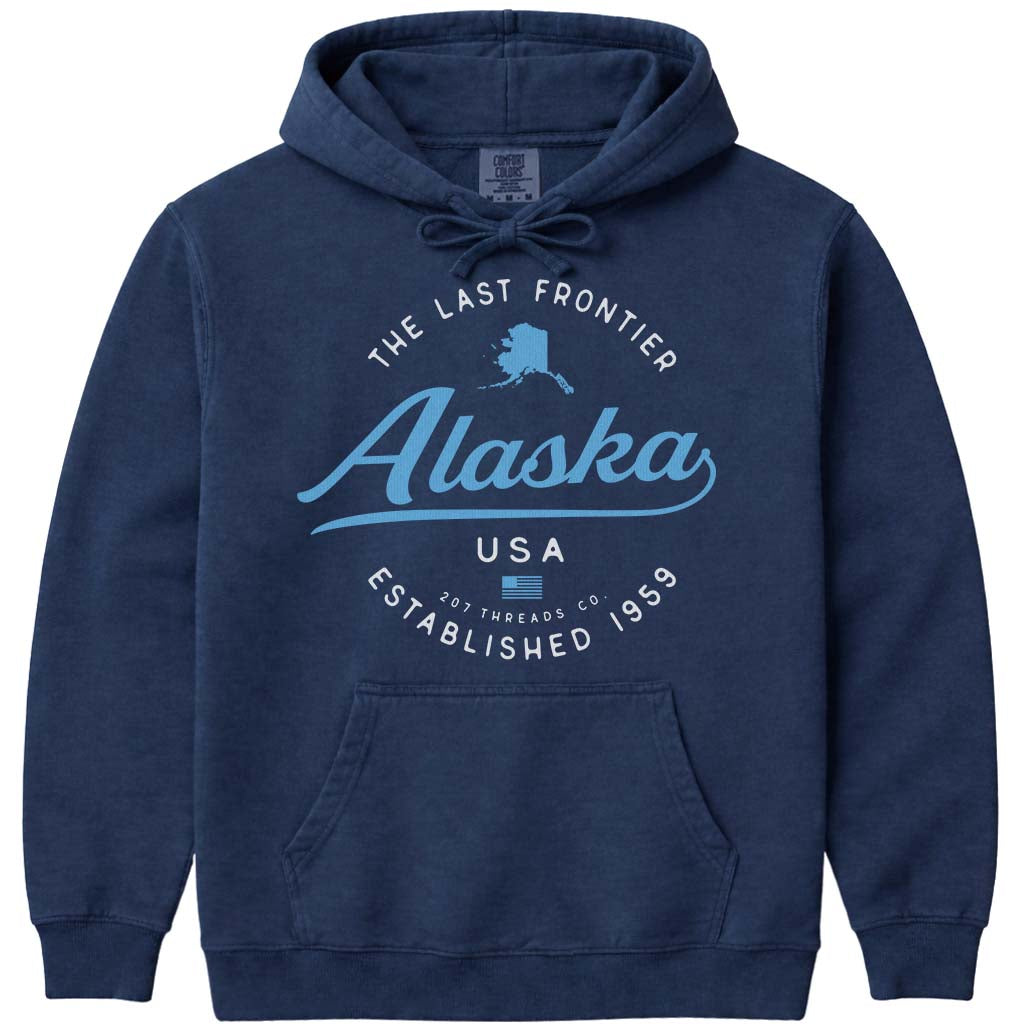 Alaska Cruise Vacation Hoodie Sweatshirt - Navy